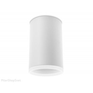 Белый накладной потолочный светильник цилиндр «Techno Spot»