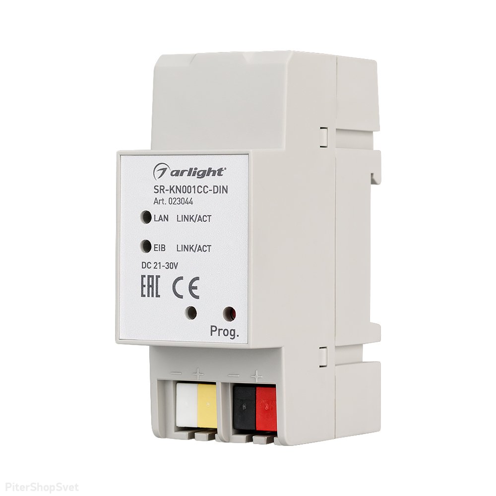 Конвертер, шлюз Ethernet-KNX «SR-KN001CC-DIN» 023044