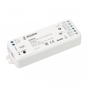 Многофункциональный 2-канальный контроллер для светодиодной MIX лент и модулей (ШИМ) «INTELLIGENT SMART-PWM-102-72-MIX-PD-SUF»
