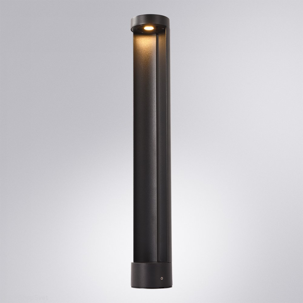 Чёрный уличный цилиндрический светильник столб 10Вт 4000К «New York» A1660PA-1BK