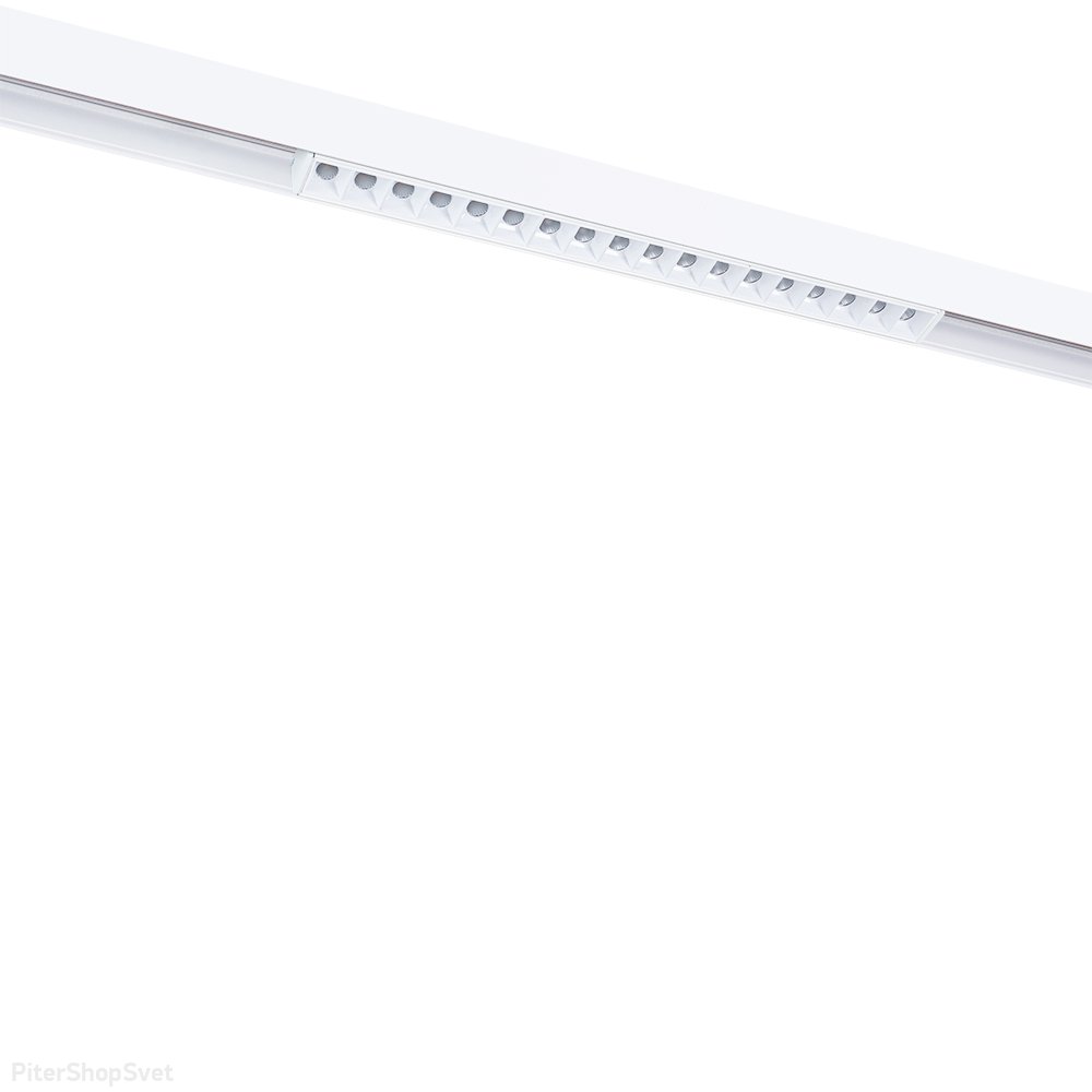 Белый трековый светильник 20Вт 3000К для магнитного шинопровода «LINEA» A4645PL-1WH