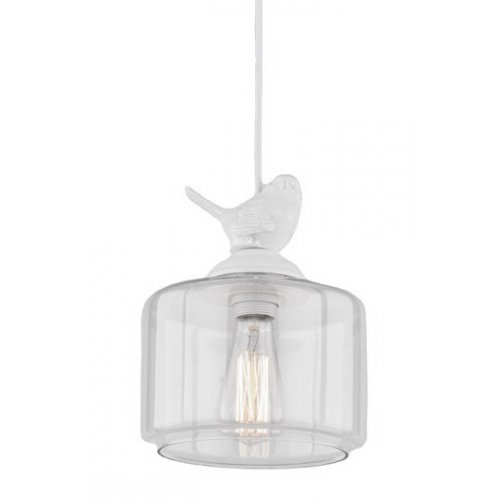 Подвесной светильник с белой птицей A8029SP-1WH FRESCURA Arte Lamp