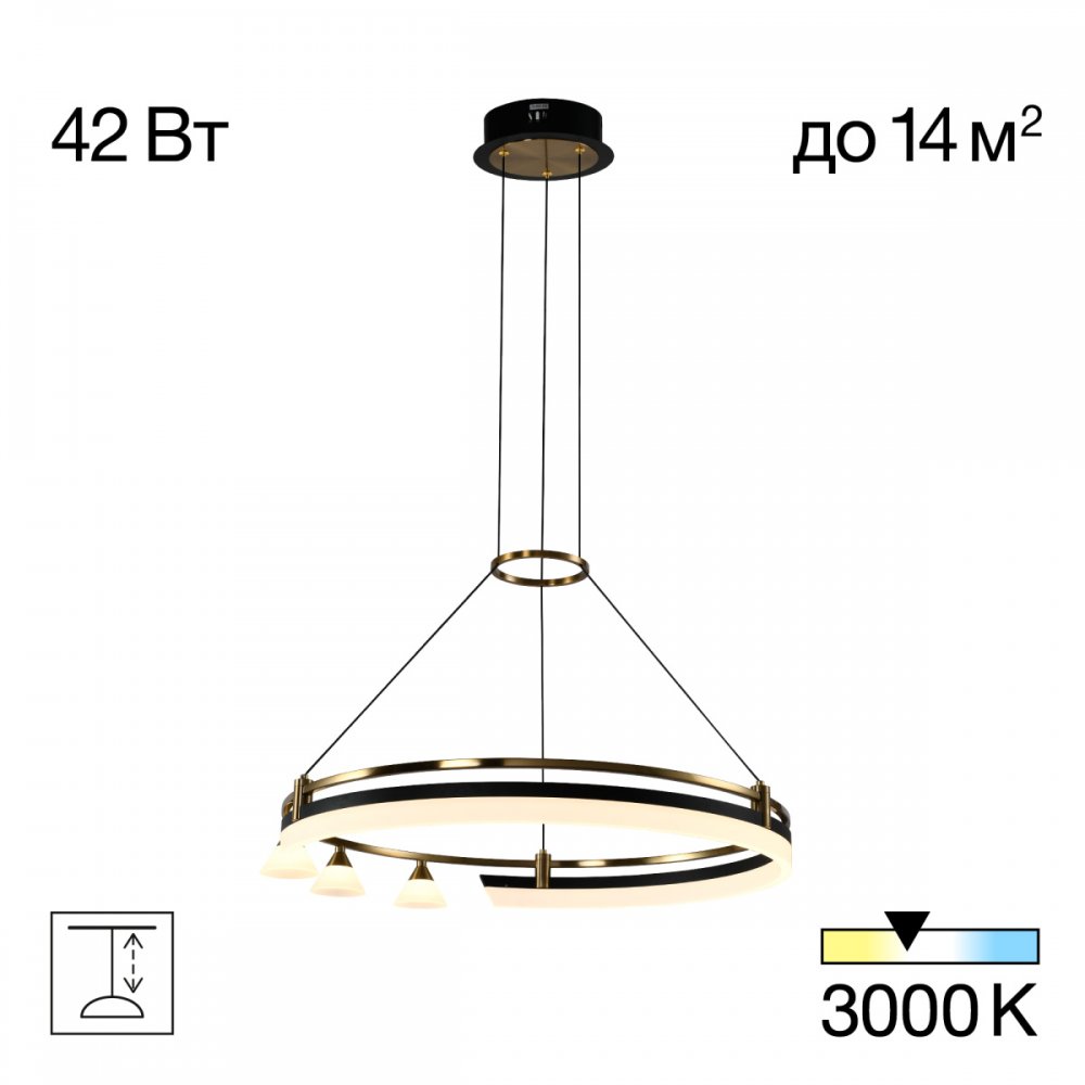 Подвесная люстра кольцо «HELLY» CL211062