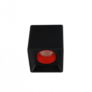 Чёрно-красный накладной потолочный светильник «DK3030»