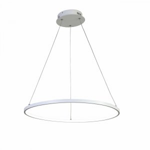 Белый светильник кольцо LED 1765-6P Giro