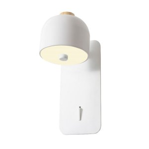 Белый поворотный настенный светильник с выключателем 5Вт 3000К «MAURIS»