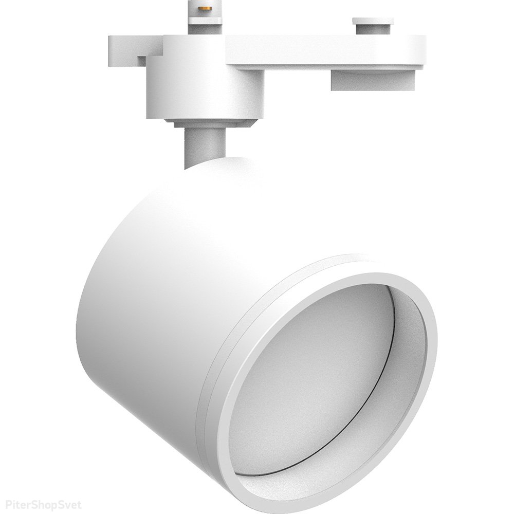 Белый однофазный трековый светильник под лампу GX53 «AL163» 41921