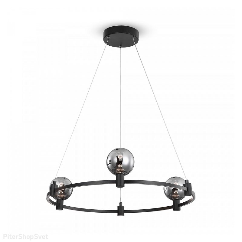 Подвесной светильник кольцо с шарами 12Вт 3000К «Urban» FR4005PL-03B
