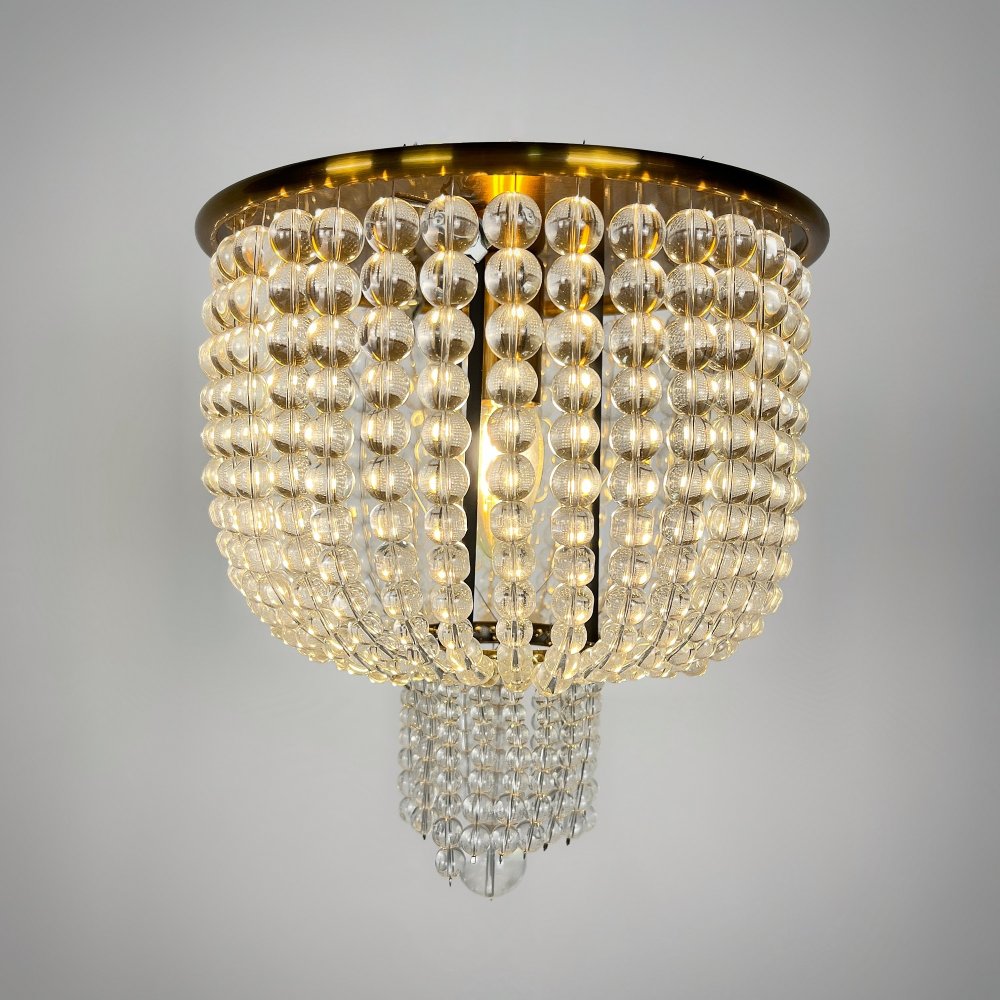 Потолочный светильник с подвесками бусины «Jacqueline White Sconce» 186172-22