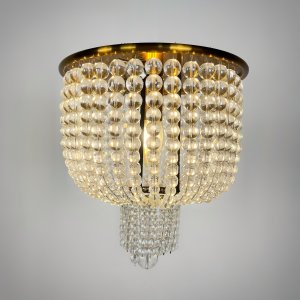 Потолочный светильник с подвесками бусины «Jacqueline White Sconce»