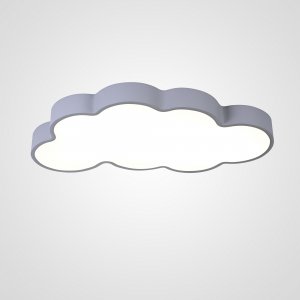 Серая потолочная люстра облако «Cloud»