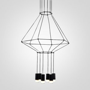 Подвесная люстра «Vibia Wireflow»