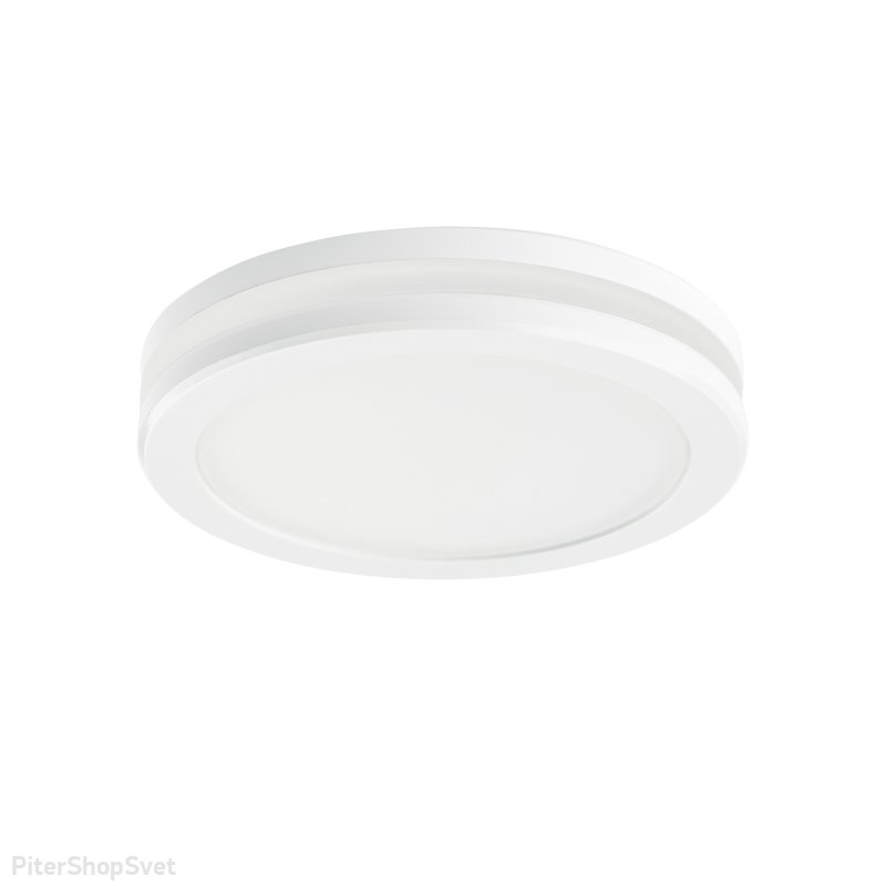 Белый встраиваемый светильник с влагозащитой IP44 5Вт 3000К «Maturo» 070652