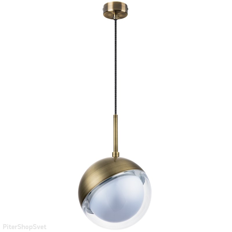 Подвесной светильник шар поворотный, цвет латунь «Dafne» 815511