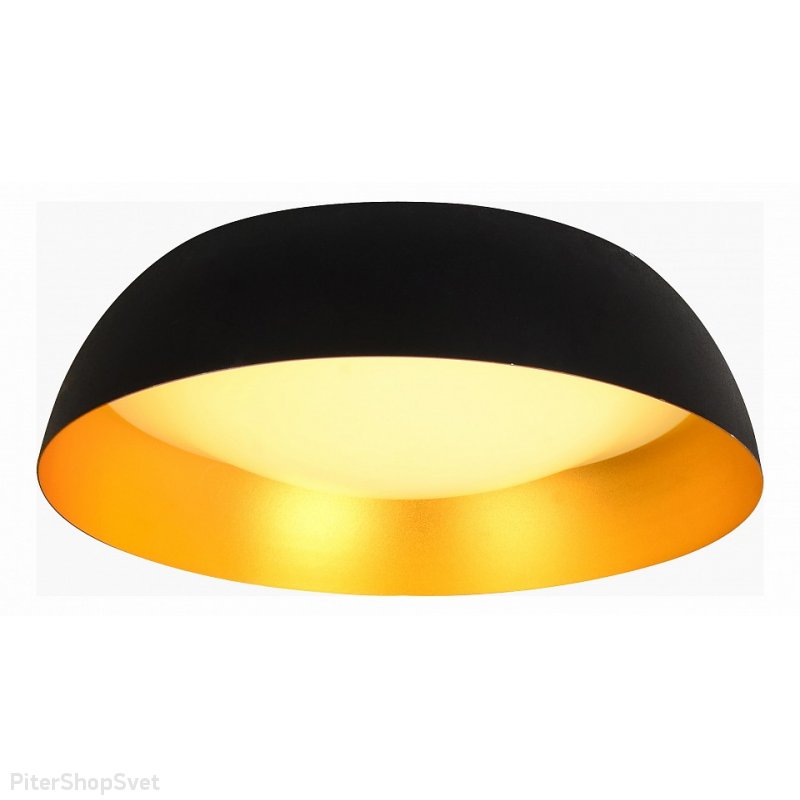 Черно-золотой светильник Sia 851.400 nero LED