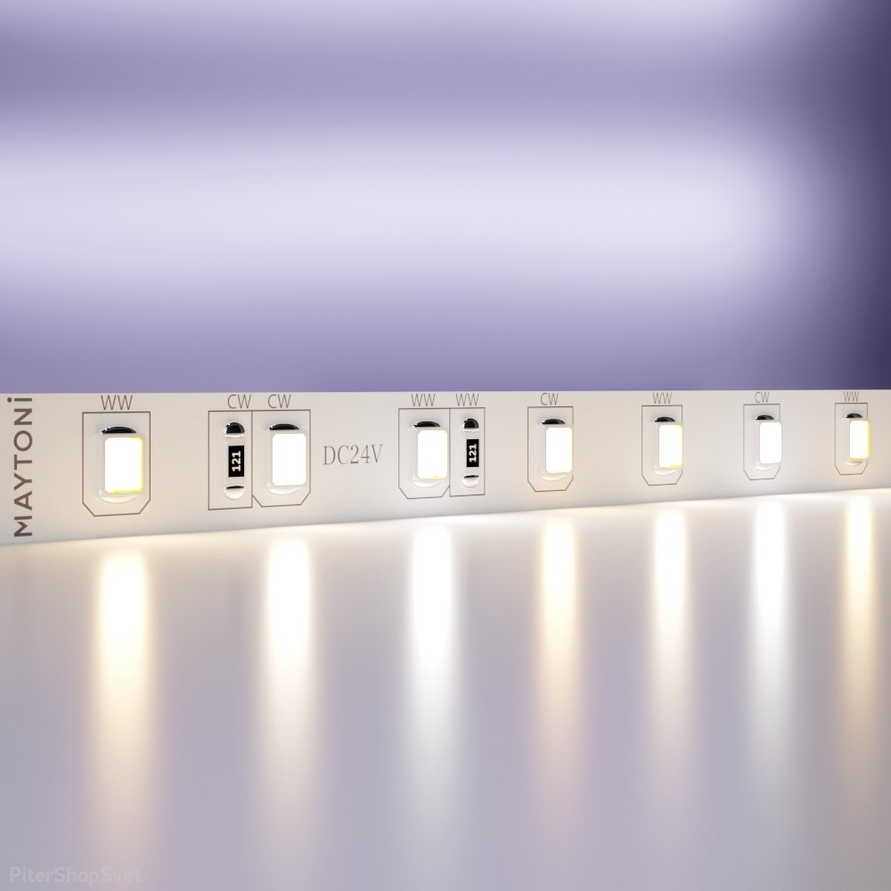 5м светодиодная лента MIX 24В 12Вт/м «Led strip» 20040