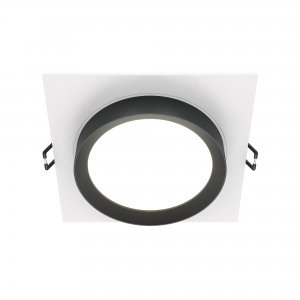 Встраиваемый светильник чёрно-белый «Hoop»