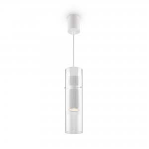 Белый подвесной светильник цилиндр «Dynamics»