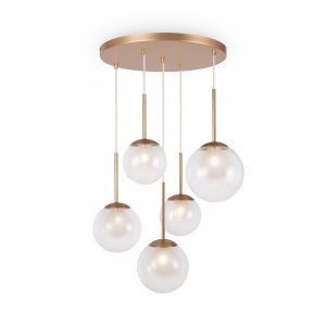 подвесной светильник с шарами на круглом основании «Basic form»