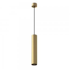 Подвесной светильник цилиндр золотого цвета «Artisan»