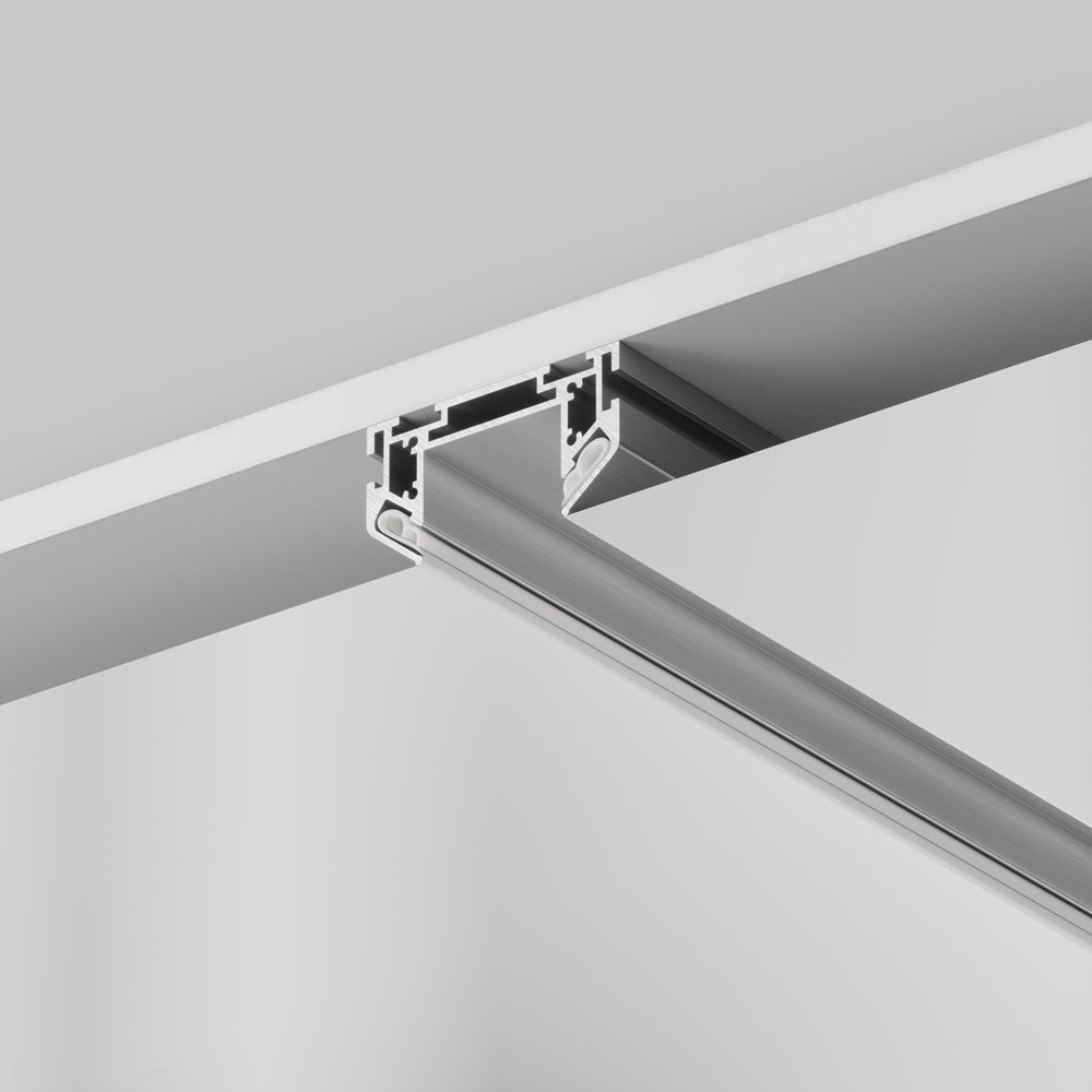Профиль для монтажа однофазного шинопровода в натяжной ПВХ потолок, 2м «Single phase track system Unity» TRA001MP-112S
