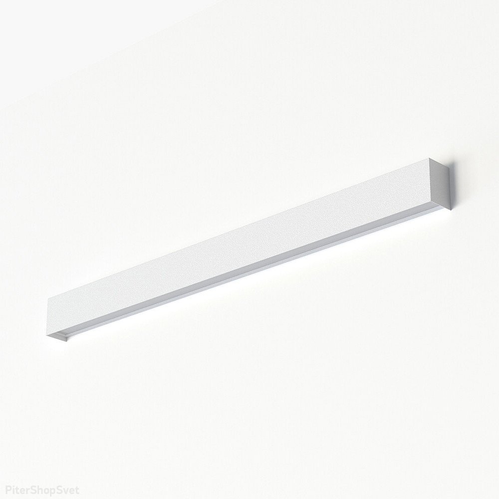 Белая плоская настенная подсветка «Straight Wall LED M» 7567