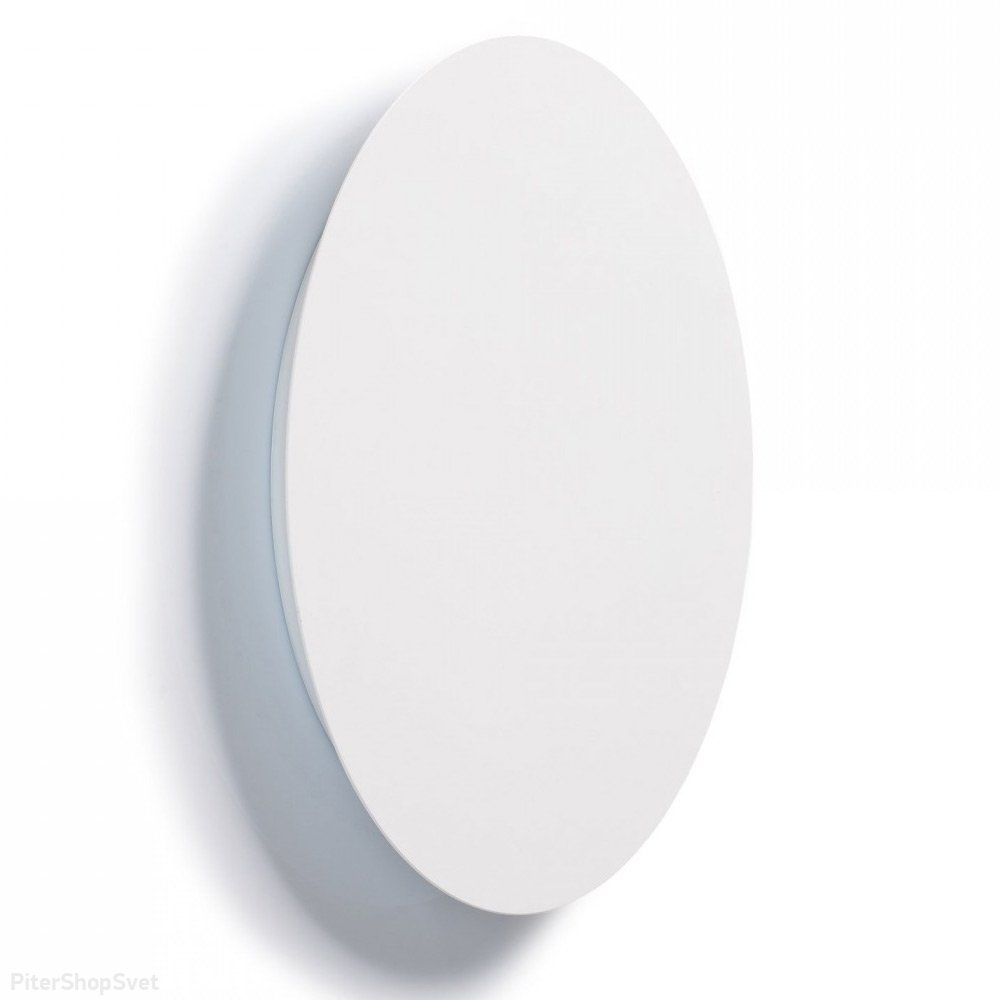 Белый круглый настенный светильник подсветка Ø35см 12Вт 3000К «Ring» 7640