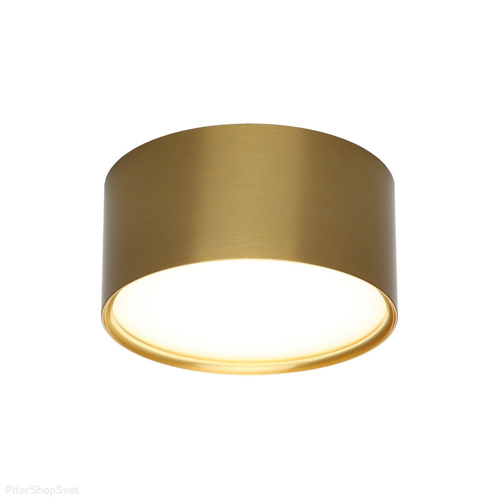 12Вт бронзовый круглый плоский накладной светильник «Salentino» OML-100929-12