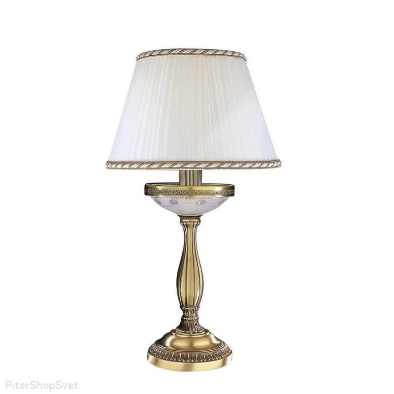 Настольная лампа с текстильным абажуром P 4660 P