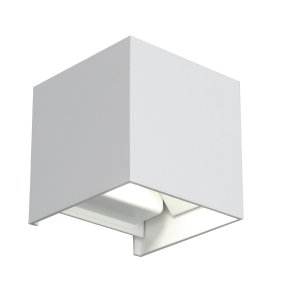 Светодиодный уличный светильник куб белого цвета IP65 SL560.501.02 «Staffa»