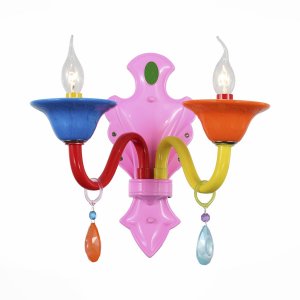 Разноцветное бра со свечами «Delizia»